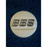 logo BBS - bílo stříbrné 70mm